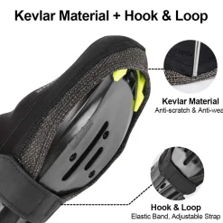 ROCKBROS Cycling Shoe Toe Covers Winter Toe Warmers Cycling Overshoes Protectors Kevlar