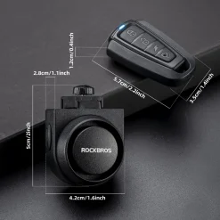 ROCKBROS 115dB Bike Alarm Vibration Motion Sensor Waterproof Motorcycle Alarm