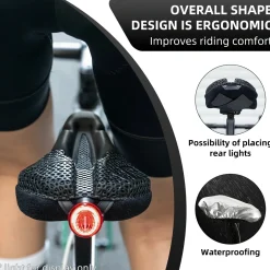 ROCKBROS 3D Printing Cushion Bike Seat Cover