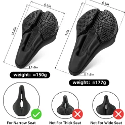 ROCKBROS 3D Printing Cushion Bike Seat Cover