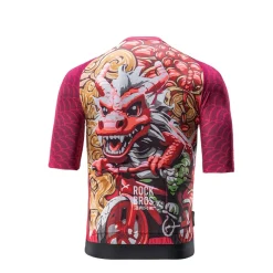 ROCKBROS Dragon Year Paint Model Series Quick Dry Cycling Jersey for Spring Summer
