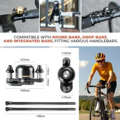 ROCKBROS Dual Hammer Bike Bell