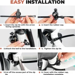 ROCKBROS Dual Hammer Bike Bell