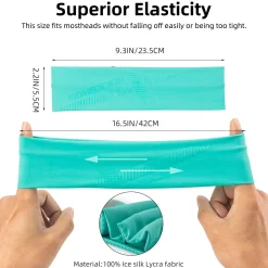 ROCKBROS Elastic Non-Slip Headband for Men Women Soft Sweatband for Running, Yoga Workouts