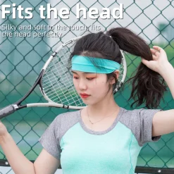 ROCKBROS Elastic Non-Slip Headband for Men Women Soft Sweatband for Running, Yoga Workouts