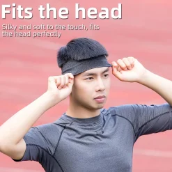 ROCKBROS Elastic Non-Slip Headband for Men Women Soft Sweatband for Running, Yoga Workouts
