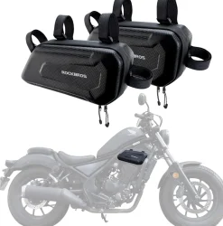 ROCKBROS EVA Hard Shell Motorcycle Tool Bag - Water-Resistant Triangle Side Bag