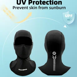 ROCKBROS Face Mask Cooling Neck Gaiter Breathable Face Covering Summer Balaclava