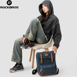 ROCKBROS Fashion Vintage Folding Bike Backpack