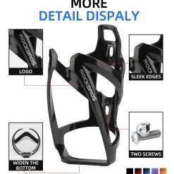 ROCKBROS FK-338 Bike Water Bottle Holder with Screws Tool