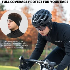 ROCKBROS Fleece Ear Warmers Headband for Men & Women, Warm Ear Cover