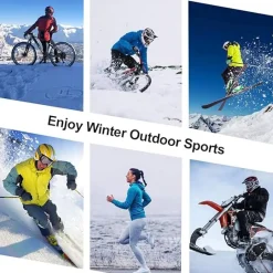 ROCKBROS Fleece Ear Warmers Headband for Running Cycling Skiing Winter Warmth