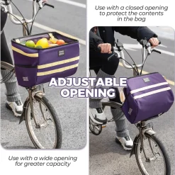 ROCKBROS Folding Bike Handlebar Bag Basket Bag - W016