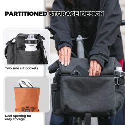 ROCKBROS Folding Bike Handlebar Bag Backpack - H46