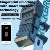 ROCKBROS Folding Bike Lock Smart Fingerprint Heavy Duty Anti Theft Bike Lock
