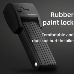 ROCKBROS Folding Bike Lock Smart Fingerprint Heavy Duty Anti Theft Bike Lock