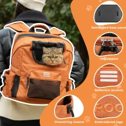 ROCKBROS Folding Bike Pet Bag Backpack