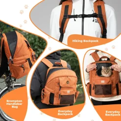 ROCKBROS Folding Bike Pet Bag Backpack
