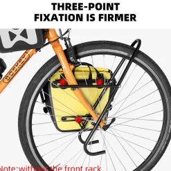 ROCKBROS Front Roller Panniers Bag Sturdy with Handle Shoulder Strap 1 Pair