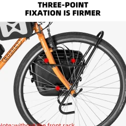 ROCKBROS Front Roller Panniers Bag Sturdy with Handle Shoulder Strap 1 Pair