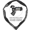 ROCKBROS 3.2FT Heavy Duty Bike Chain Lock Anti-Theft Security Lock Resettable Combination 2 Keys