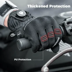 ROCKBROS Full Finger Cycling Gloves Touchscreen Breathable Flexible Padded