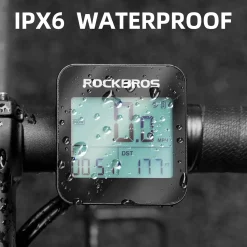 ROCKBROS GPS Bike Computer Accurate Wireless Speedometer with Backlight