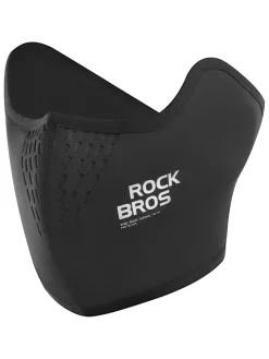 ROCKBROS Half Balaclava Mask Winter Thermal Half Mask Black Beige