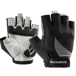 ROCKBROS Half-Finger Gel Padded Cycling Gloves Summer
