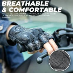 ROCKBROS Half-Finger Gel Padded Cycling Gloves Shock-Absorbing for Men Women