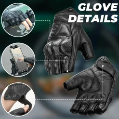 ROCKBROS Half-Finger Gel Padded Cycling Gloves Shock-Absorbing for Men Women