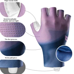 ROCKBROS Half-Finger Women Cycling Gloves Shock-Absorbing