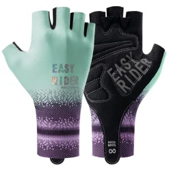 ROCKBROS Half-Finger Women Cycling Gloves Summer Gradient