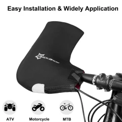 ROCKBROS Handlebar Mittens - Cold Weather Windproof MTB Bar Covers