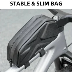 ROCKBROS 076 Hard Shell Bike Top Tube Frame Bag Pouch 1.4L