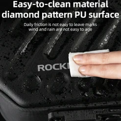 ROCKBROS Hard Shell EVA Bike Rack Bags Waterproof with Lock 7.5L