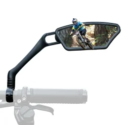 ROCKBROS HD Blast-Resistant Bike Mirror Adjustable Handlebar Mount 21-26mm