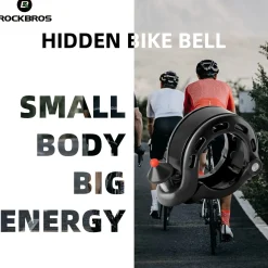 ROCKBROS Hidden Bike Bell Clear Loud Sound 22.2/25.4/31.8mm Bars 100DB Bike Horn