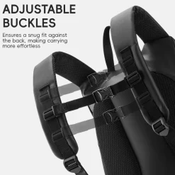 ROCKBROS High-Capacity 14.5L Helmet Backpack with Reflective Safety Design