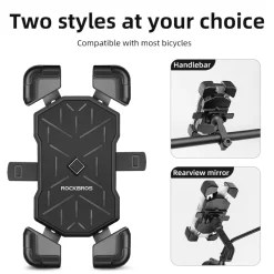 ROCKBROS HW-117 Bike Phone Mount 1s Lock Bike