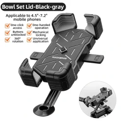 ROCKBROS HW-117 Bike Phone Mount 1s Lock Bike