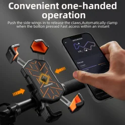 ROCKBROS HW-117 Bike Phone Mount 1s Lock Bike