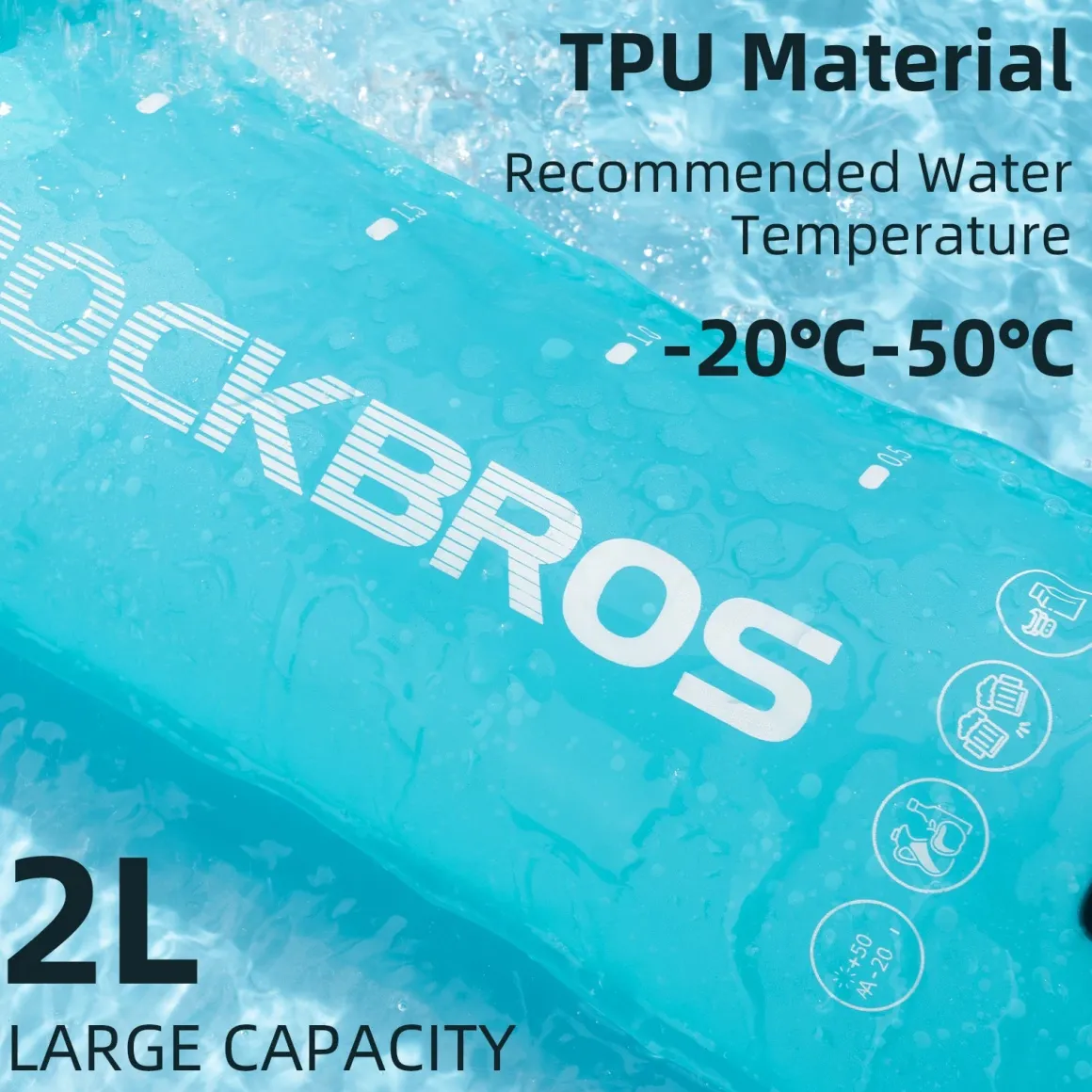 ROCKBROS Hydration Bladder 2L Water Reservoir