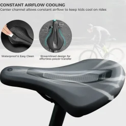 ROCKBROS Kids Bike Saddle Comfortable
