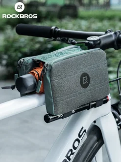 ROCKBROS 1L Bicycle Tube Bag - Dual Storage & Portable Shoulder Bag