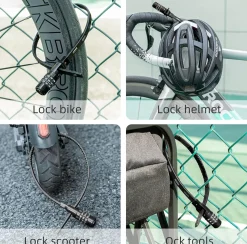 ROCKBROS LCXR Zip Tie Bike Lock Small Cable Lock