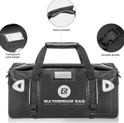 ROCKBROS 60L Dry Duffel Waterproof Duffel Bag Motorcycle Travel Bag