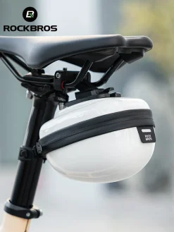 ROCKBROS 0.4L Hard Shell Bicycle Tailbag Lightweight Convenient Portable Saddle Bag