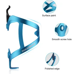 ROCKBROS Lightweight Aluminum Bike Water Bottle Cage - Durable Holder