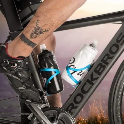 ROCKBROS Lightweight Aluminum Bike Water Bottle Cage - Durable Holder